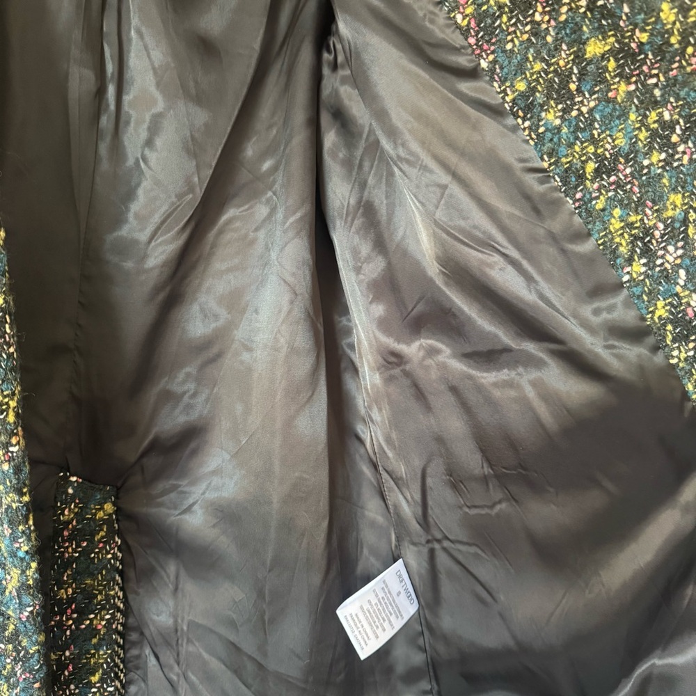 Driftwood Anthropologie Relaxed Plaid Blazer, Size Small - Picture 12 of 14
